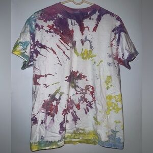 Gildan Colorful Tie-Dye Short Sleeve Shirt